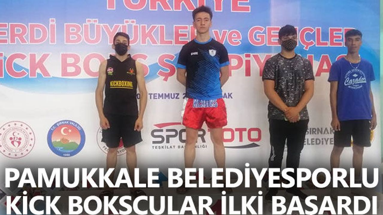 Pamukkale Belediyesporlu Kick Bokscular İlki Başardı