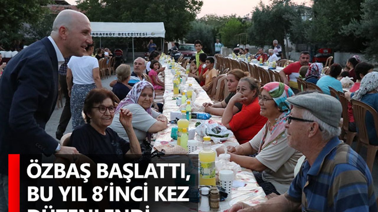 Sarayköy Belediyesi, Muharrem iftarı geleneğini devam ettirdi