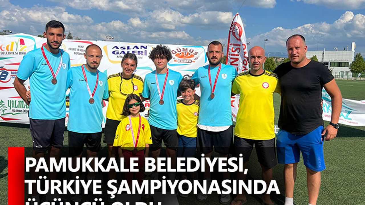 Pamukkale Belediyesi, Türkiye Şampiyonasında Üçüncü Oldu