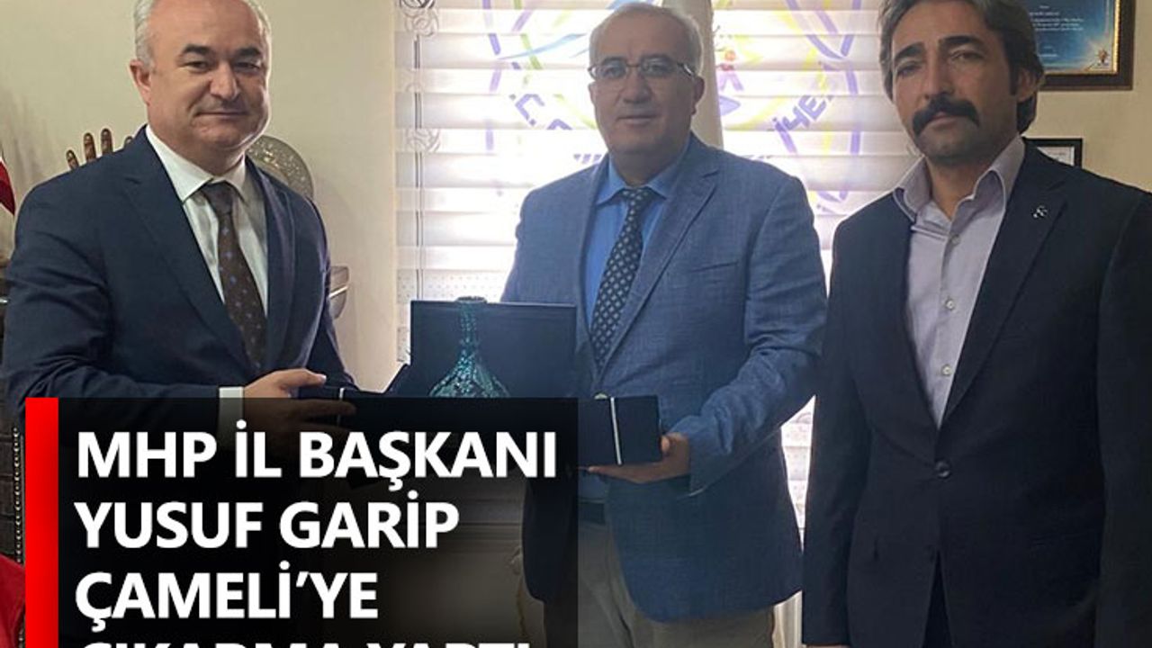 MHP İl Başkanı Yusuf Garip Çameli’ye Çıkarma Yaptı