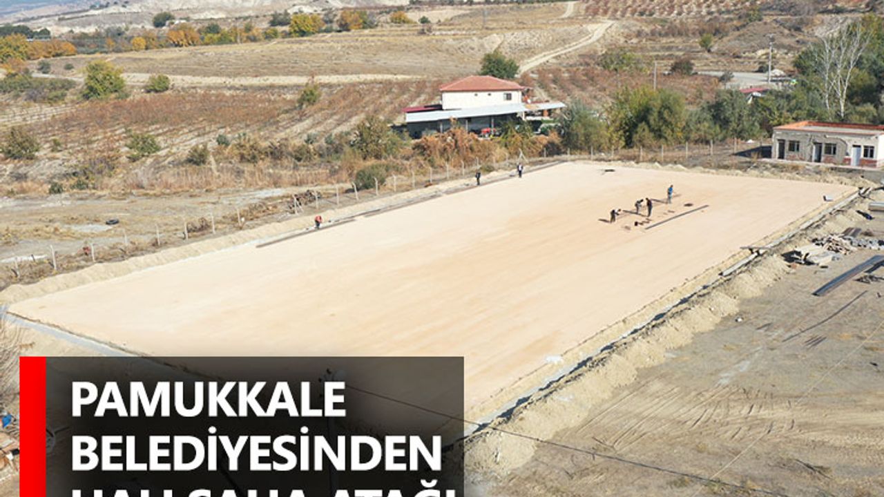Pamukkale Belediyesinden Halı Saha Atağı