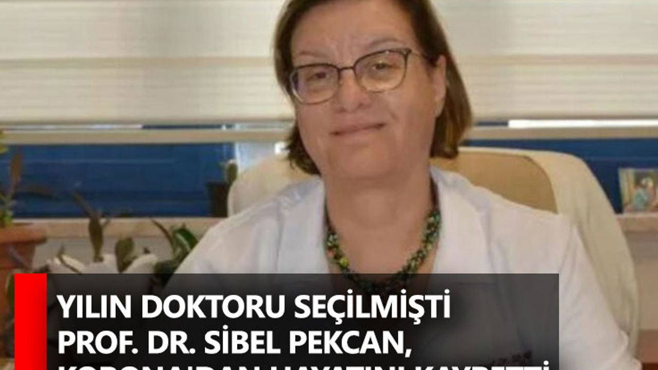 Yılın doktoru seçilmişti! Prof. Dr. Sibel Pekcan, Korona'dan hayatını kaybetti