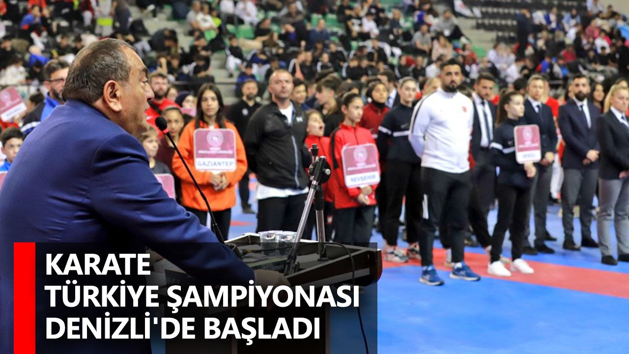 Karate Türkiye Şampiyonası Denizli'de Başladı