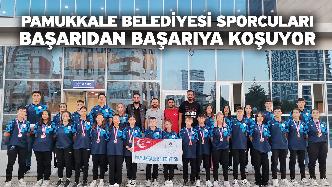 Pamukkale Belediyesi Sporcuları Başarıdan Başarıya Koşuyor