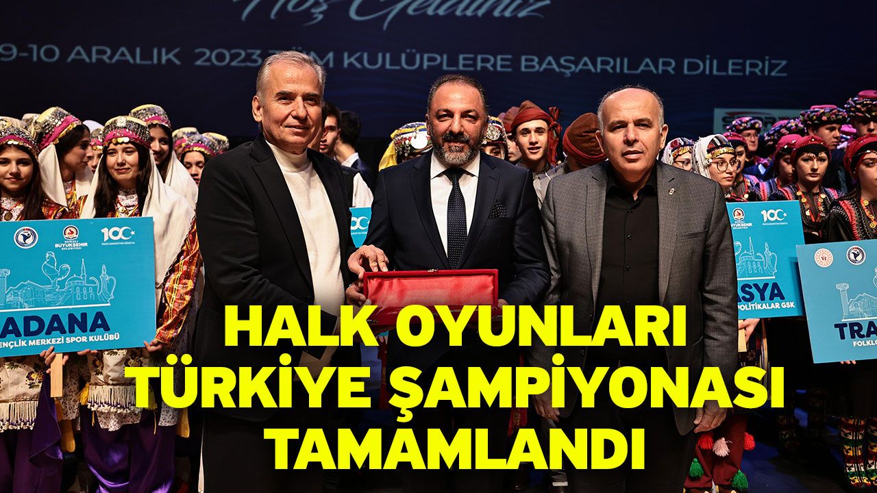 Halk Oyunları Türkiye Şampiyonası Tamamlandı