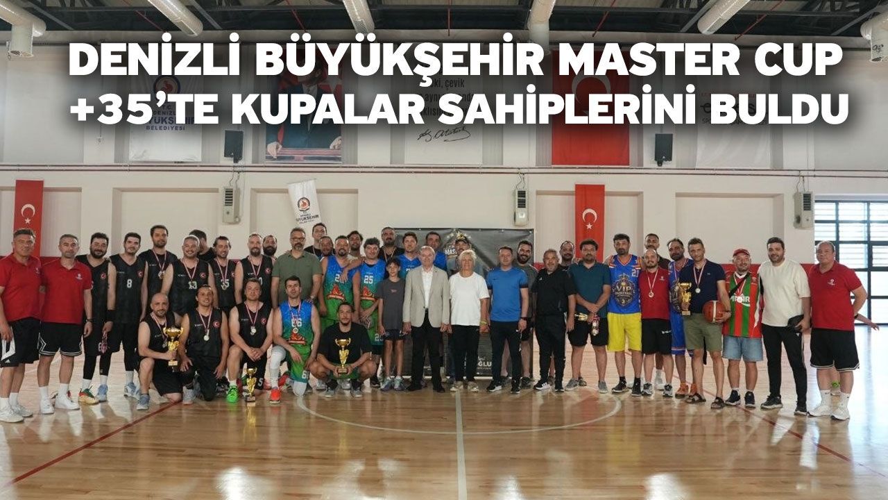 Denizli Büyükşehir Master Cup +35’te kupalar sahiplerini bul