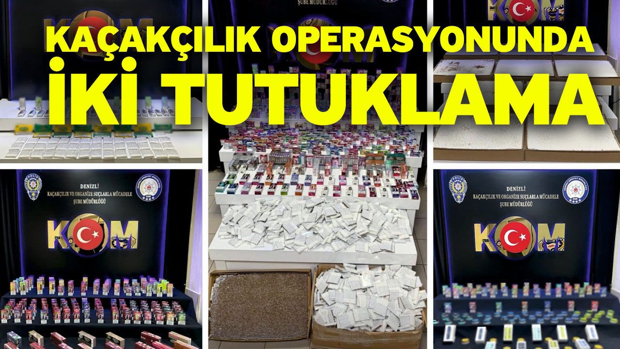 Kaçakçılık operasyonunda iki tutuklama