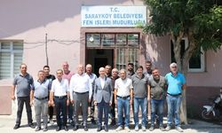 Başkan Özbaş, belediye personeliyle bayramlaştı