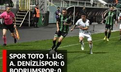 Spor Toto 1. Lig: A. Denizlispor: 0 - Bodrumspor: 0