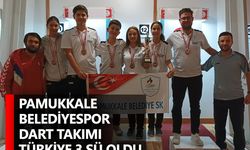 Pamukkale Belediyespor Dart Takımı Türkiye 3.sü Oldu