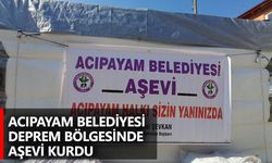 Acıpayam Belediyesi Deprem Bölgesinde Aşevi Kurdu
