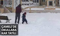 Çameli’de Okullara Kar Tatili