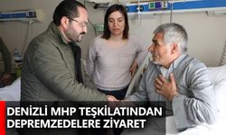 Denizli MHP Teşkilatından Depremzedelere Ziyaret