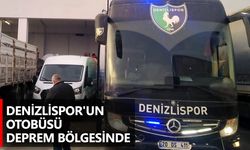 Denizlispor'un otobüsü deprem bölgesinde