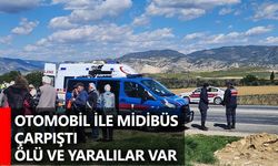 Otomobil ile midibüs çarpıştı; Ölü ve yaralılar var