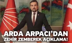 Arda Arpacı’dan zehir zemberek açıklama!