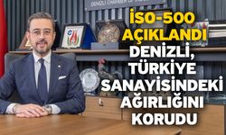İSO-500 Açıklandı: Denizli, Türkiye Sanayisindeki Ağırlığını Korudu