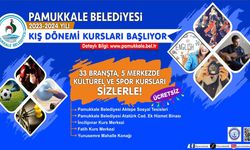 Pamukkale Belediyesi Kış Kurslarına Başvurular Başladı
