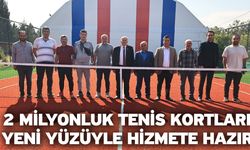 2 Milyonluk Tenis Kortları Yeni Yüzüyle Hizmete Hazır