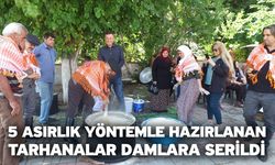 5 Asırlık Yöntemle Hazırlanan Tarhanalar Damlara Serildi