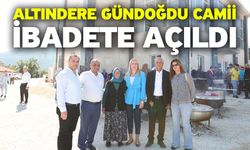 Altındere Gündoğdu Camii İbadete Açıldı