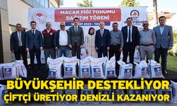 Büyükşehir’den 1.460 üreticiye 146 ton Macar fiği tohumu desteği