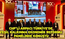 CHP’li Arpacı "Türkiye'de Yeşil Kalkınma Ekonomik Reformu" Panelinde Konuştu