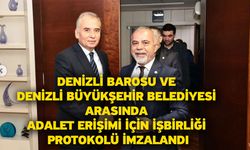 Denizli Barosu Ve Denizli Büyükşehir Belediyesi Arasında Adalet Erişimi İçin İşbirliği Protokolü İmzalandı