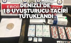 Denizli’de 18 uyuşturucu taciri tutuklandı