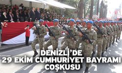 Denizli’de 29 Ekim Cumhuriyet Bayramı coşkusu