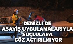 Denizli’de asayiş uygulamalarıyla suçlulara göz açtırılmıyor