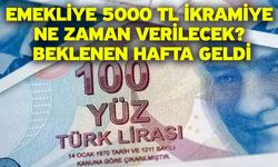 Emekliye 5000 TL ikramiye ne zaman verilecek? Beklenen hafta geldi