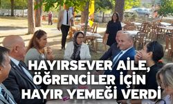 Hayırsever Aile, Öğrenciler İçin Hayır Yemeği Verdi