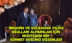 İbrahim ve Gülbahar Yıldız, Oğulları Alparslan İçin Muhteşem Bir Sünnet Düğünü Düzenledi