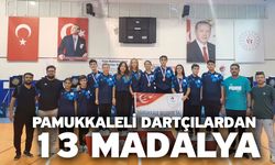 Pamukkaleli Dartçılardan 13 Madalya