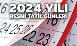 2024 Yılı Resmi Tatil Günleri