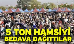 5 Ton Hamsiyi Bedava Dağıttılar