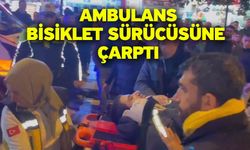 Ambulans Bisiklet Sürücüsüne Çarptı