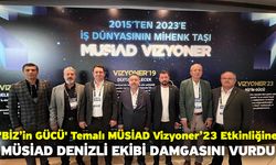 'BİZ’in GÜCÜ' Temalı MÜSİAD Vizyoner’23 Etkinliğine MÜSİAD Denizli Ekibi Damgasını Vurdu