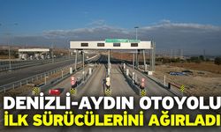 Denizli-Aydın Otoyolu ilk sürücülerini ağırladı