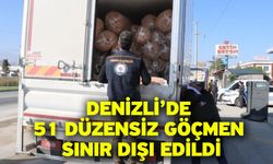 Denizli’de 51 düzensiz göçmen sınır dışı edildi