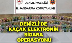 Denizli'de kaçak elektronik sigara operasyonu