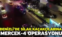 Denizli’de silah kaçakçılarına Mercek-4 operasyonu