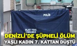 Denizli’de şüpheli ölüm: Yaşlı kadın 7. kattan düştü