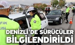 Denizli’de Sürücüler Bilgilendirildi