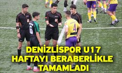 Denizlispor U17, haftayı beraberlikle tamamladı