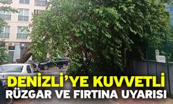 Denizli’ye kuvvetli rüzgar ve fırtına uyarısı