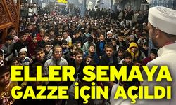 Eller semaya Gazze için açıldı