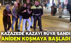 Kazazede kazayı rüya sandı! Aniden koşmaya başladı