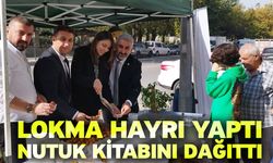 Lokma Hayrı Yaptı, Nutuk Kitabını Dağıttı